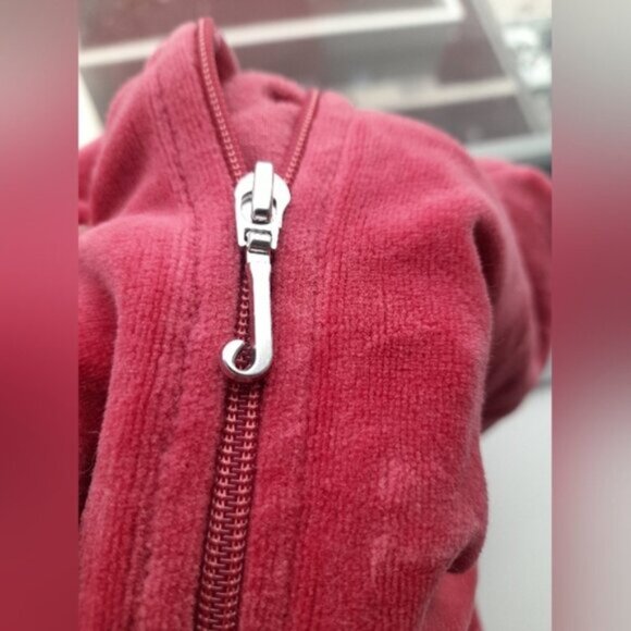 Juicy Couture Velour Terry Y2K Vintage Hoodie - Picture 9 of 12